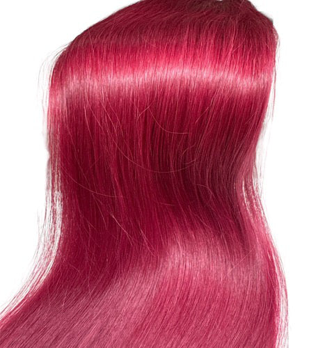 Tresse /Butterfly Invisible Weft / Red Velvet / Breite 30cm / Länge 50cm/#99j