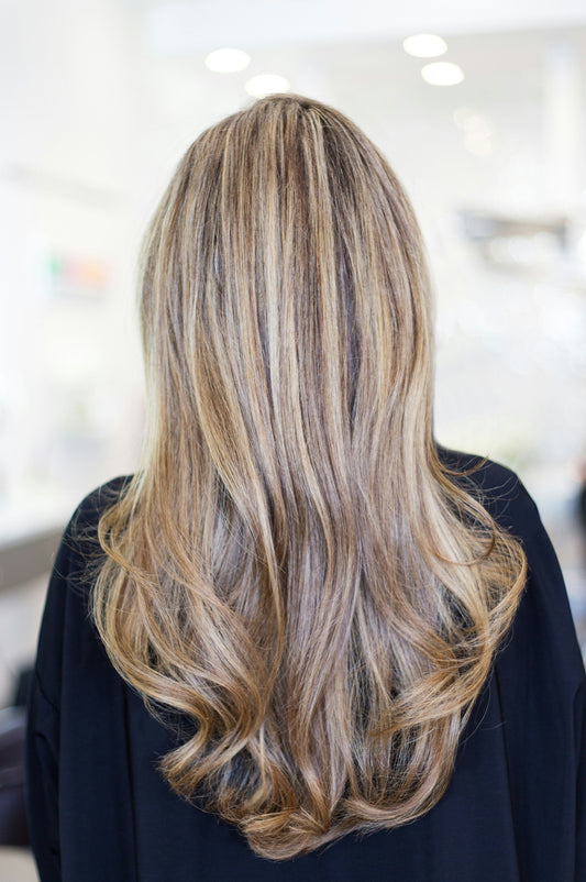 Genius Weft Tressen / Smart Weft / Hazel-light / 50g / Länge 45cm /#P4/S4/18A