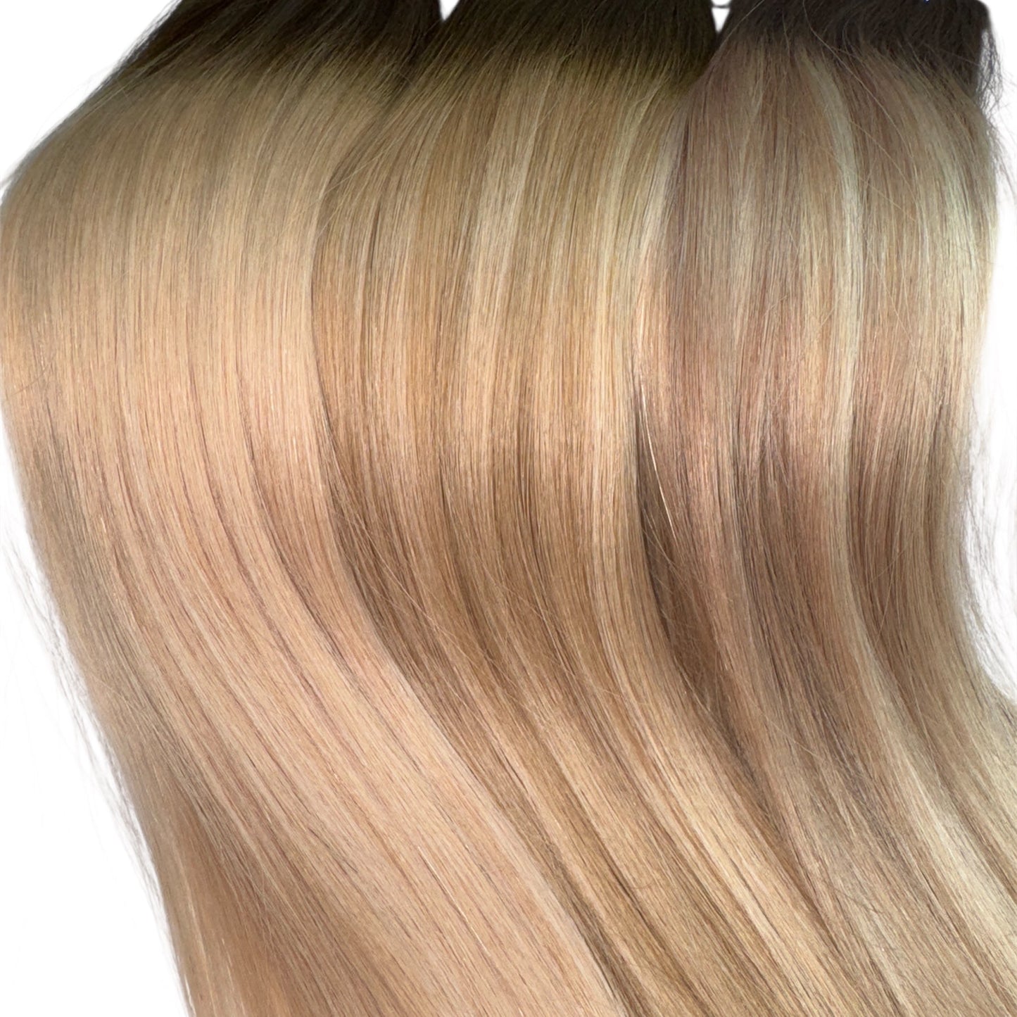 Genuis Weft Tressen / Smart Weft /50g / Länge 45cm /HONEY BLONDE BALAYGE