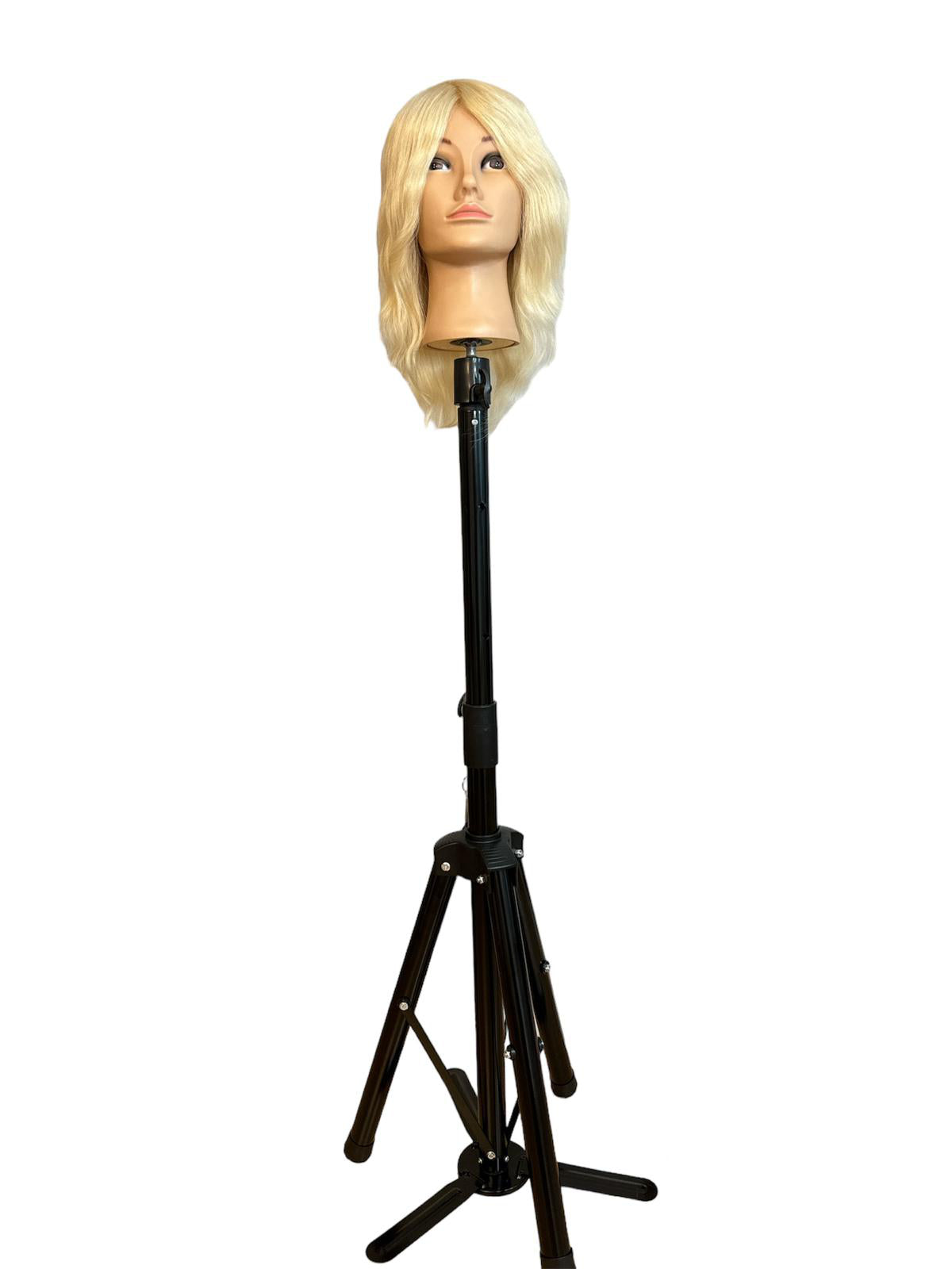 Mannequin Übungskopf für Hair Extensions /Annabella Blond /25 cm echtem Haar