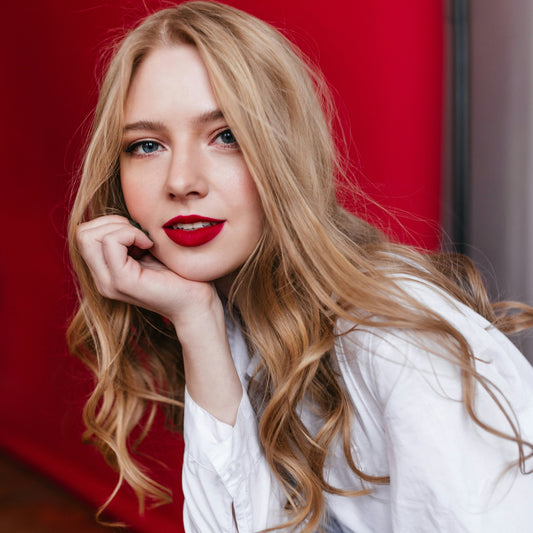 Genius Weft Tressen / Smart Weft / Gold Blond / 50g / Länge 45cm /#24