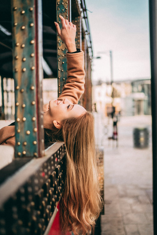 Genius Weft Tressen /Smart Weft /Red Brown / 50g /Länge 45cm /#5