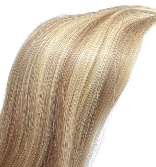 Tresse / Butterfly Invisible Weft / Cappuccino Blond / Breite 30cm / Länge 45/#P18/60
