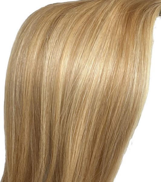 Tresse / Butterfly Invisible Weft /Karamell Blond / Breite 30cm / Länge 45cm/#P18/613