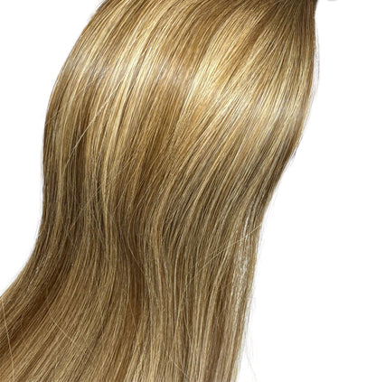 Genius Weft Tressen /Smart Weft / Balayage Blond-Braun /50g / Länge 45cm /#P6/S6/22