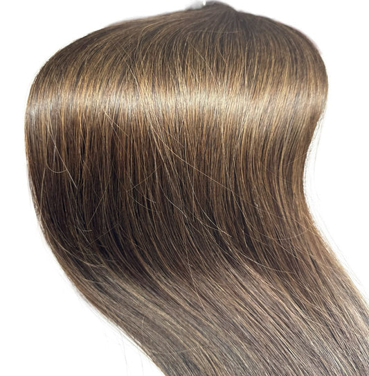Tresse / Butterfly Invisible Weft  / Mocca Brown / Breite 30cm / Länge 50cm/#3