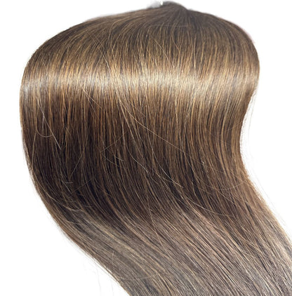 Bondings /100% Echthaar / Mocca Brown / 60 Stück/50g / 50cm/#3