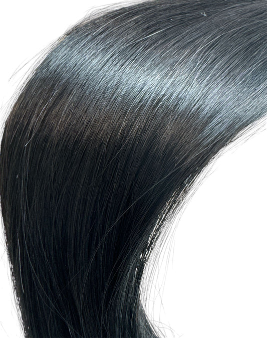 Tresse/ Butterfly Invisible Weft / Elegance Black / Breite 30cm / Länge 50cm/#1