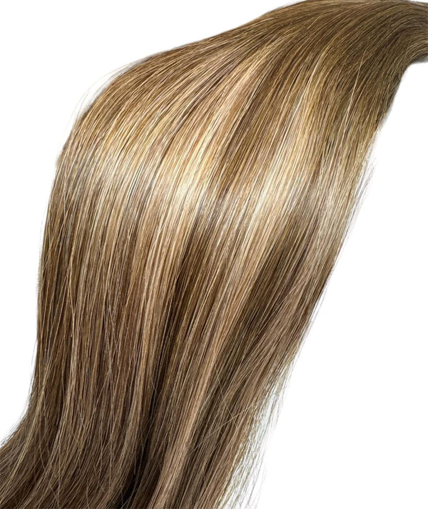 Bondings / 100% Echthaar – Hazel-light | 60 Stück | 50g | 45cm | #P4/S4/18A