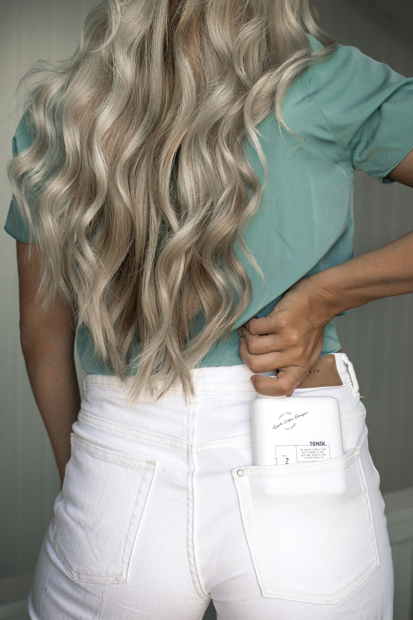 Tresse / Butterfly Invisible Weft / Cappuccino Blond / Breite 30cm / Länge 45/#P18/60