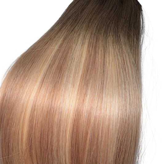 Genuis Weft Tressen / Smart Weft  /50g / Länge 45cm /SMOKY ASH