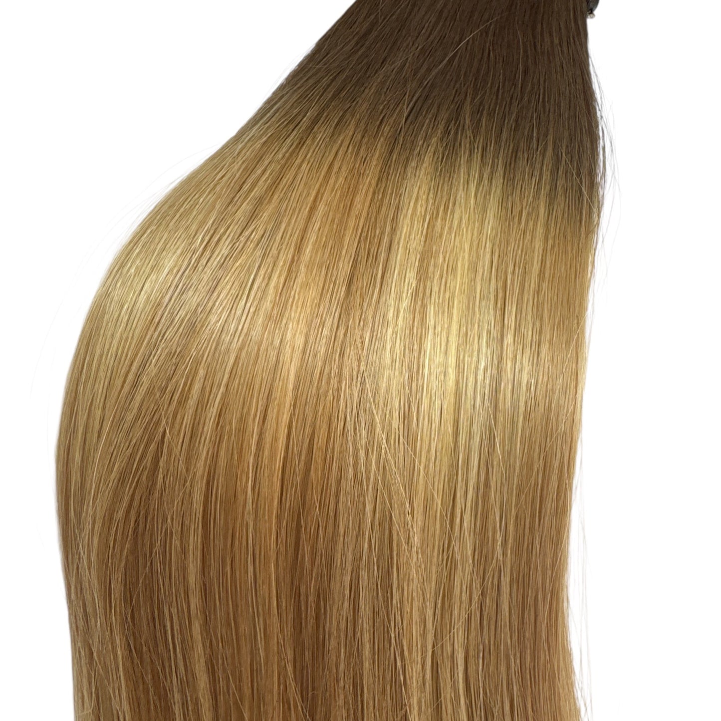 Genius Weft Tressen / Smart Weft/50g/Länge 50cm/ Golden Balayage /P14/S22