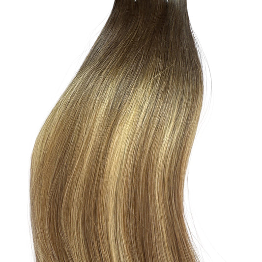 Tresse / Butterfly Invisible Weft / Breite 30cm / Länge 50cm/ ASH VANILLA Ombre / S4/P10/613