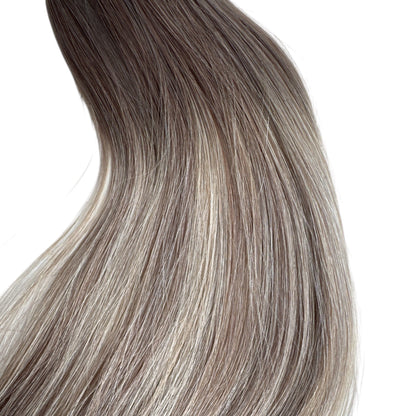Genius Weft Tressen / Smart Weft / Moonstone Blonde/ 50g / Länge 50cm /#8AB/11PI