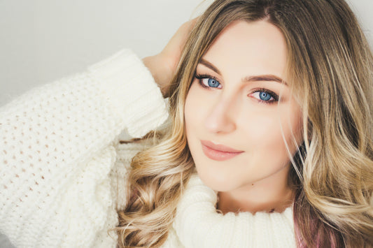 Genius Weft Tressen /Smart Weft / Balayage Blond-Braun /50g / Länge 45cm /#P6/S6/22