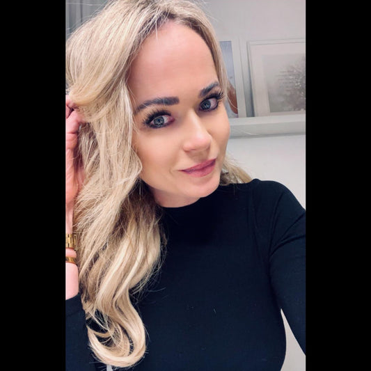 Genius Weft Tressen  /Smart Weft /Latte Blond /50g / Länge 45cm/#P10/613